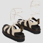 DR MARTENS NARTILLA LACE UP HYDRO LEATHER SANDALS BEIGE - Image 4