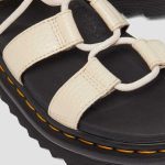 DR MARTENS NARTILLA LACE UP HYDRO LEATHER SANDALS BEIGE - Image 3