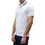 EMPORIO ARMANI MEN COTTON POLO SHIRT WHITE - Image 2