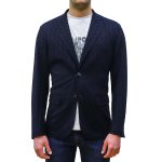 EMPORIO ARMANI JACKET PATTERN BLACK