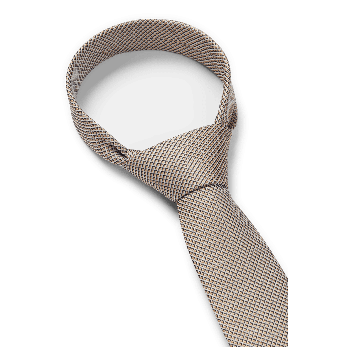 BOSS MEN H TIE 7.5CM 223 BEIGE - Image 4