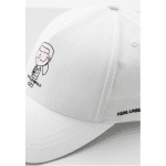 KARL LAGERFELD IKONIC BASECAP WHITE - Image 2