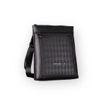 KARL LAGERFELD MEN PRINT POSTMAN BAG BLACK