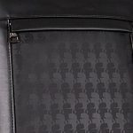 KARL LAGERFELD MEN PRINT POSTMAN BAG BLACK - Image 3