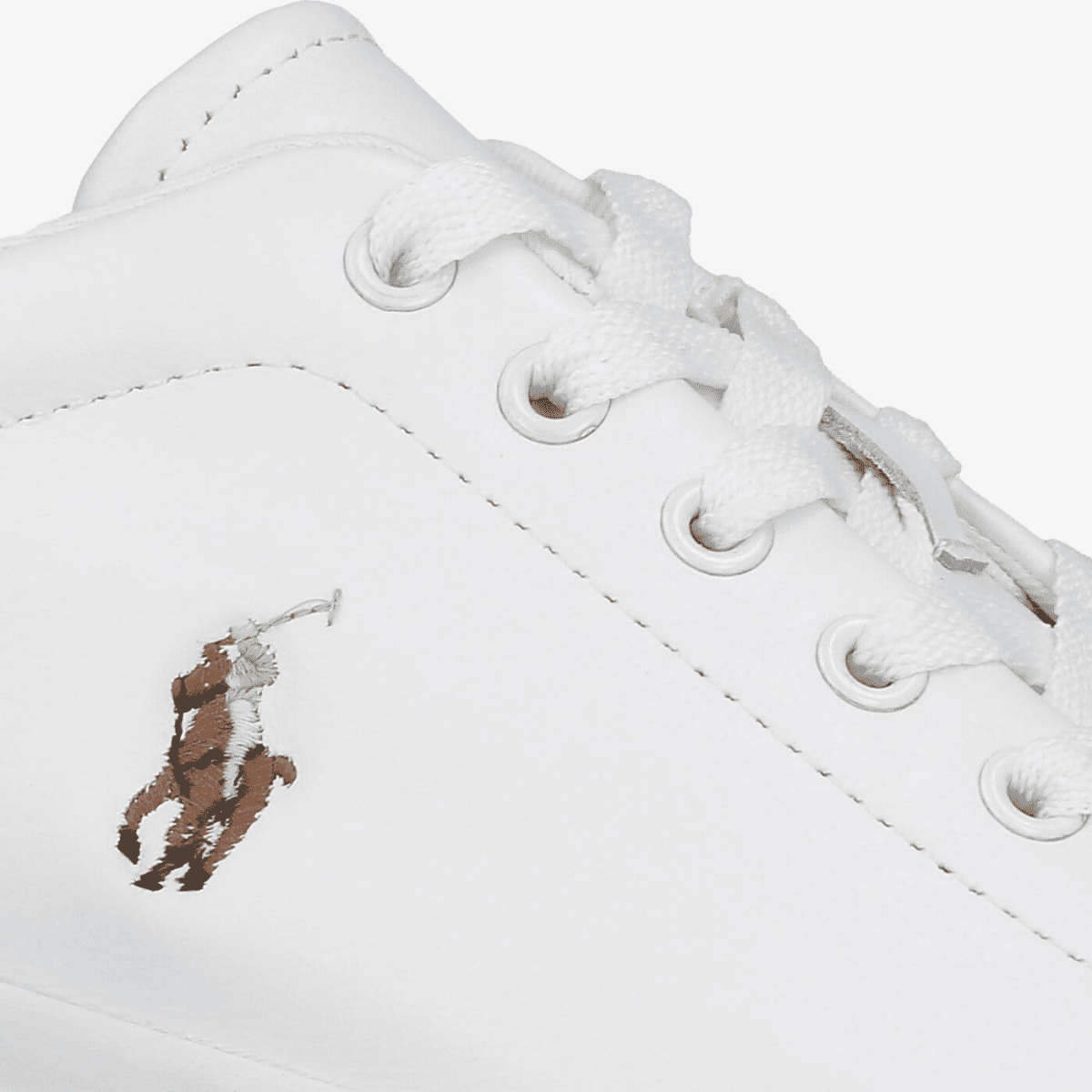 POLO RALPH LAUREN MEN LONGWOOD SNEAKERS VULC WHITE - Image 2