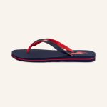 POLO RALPH LAUREN BEACH SANDAL NAVY RED - Image 4