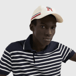 TOMMY HILFIGER MEN PREP SIGNATURE TAPE BASEBALL CAP NATURAL - Image 3