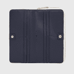 TOMMY HILFIGER WOMEN LARGE ZIP-AROUND ROPE EMBOSSED WALLET WEATHERED WHITE - Image 2