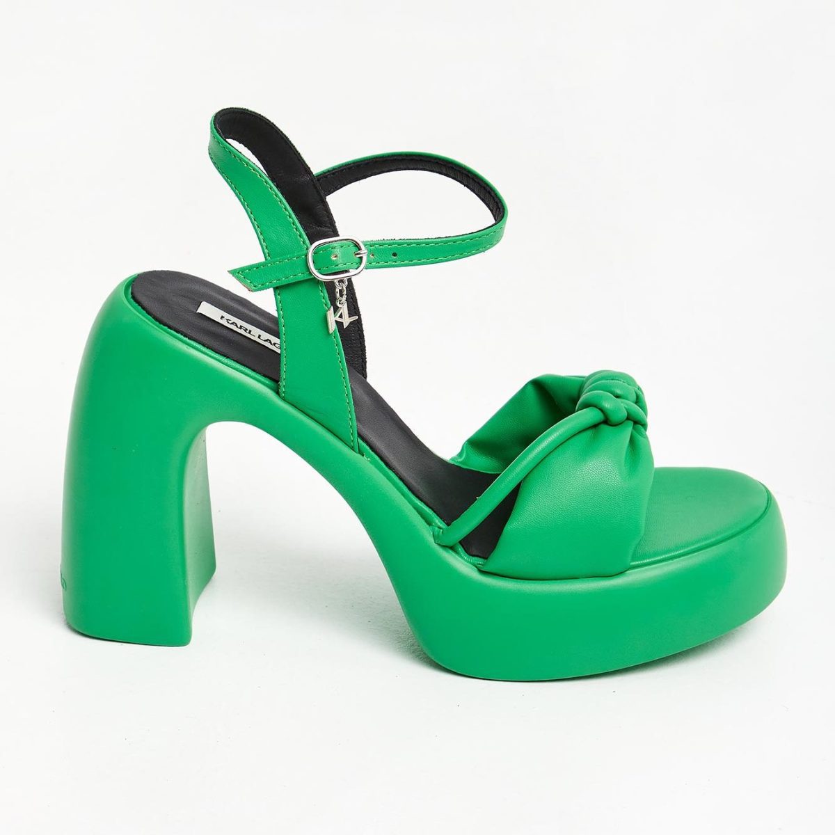 KARL LAGERFELD PLATFORM HEEL SANDALS GREEN - Image 4