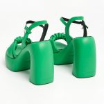 KARL LAGERFELD PLATFORM HEEL SANDALS GREEN - Image 3