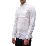 TIMBERLAND MEN'S LINEN SHIRT WHITE - Image 2