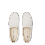 TOMS MENS FENIX SLIP ON ESPADRILLE WHITE - Image 6
