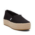 TOMS WOMAN VALENCIA PLATFORM ESPADRILLE BLACK CANVAS - Image 6