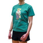 POLO RALPH LAUREN WOMAN POLO BEAR JERSEY TEE GREEN - Image 2
