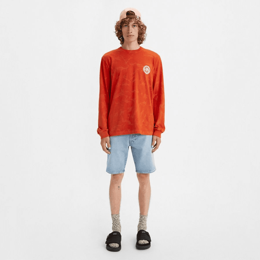 36512-0186-5 LEVI’S® 501®HEMMED SHORT LIGHT INDIGO - Image 1