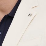 BOSS MEN C-HANRY-222 SLIM-FIT JACKET IN TEXTURED COTTON FABRIC ECRU - Image 3