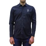 KARL LAGERFELD CASUAL SHIRT LOGO OUTLINE BLACK