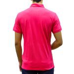 POLO RALPH LAUREN MEN  SLIM FIT MESH POLO SHIRT HOT PINK - Image 3
