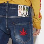 DSQUARED2 MEN DARK BOB WASH SKATER JEANS BLUE - Image 3