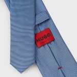 HUGO MEN TIE 6CM LIGHT BLUE - Image 3