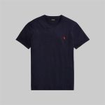 POLO RALPH LAUREN CUSTOM SLIM FIT JERSEY NAVY BLUE - Image 4