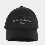 KARL LAGERFELD QUOTE LOGO BASECAP BLACK