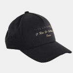 KARL LAGERFELD QUOTE LOGO BASECAP BLACK - Image 2