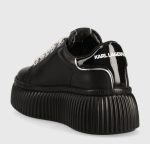 KARL LAGERFELD KREEPER LO KARL NFT PENDANT WOMAN SNEAKERS BLACK LTHR - Image 3