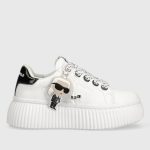 KARL LAGERFELD KREEPER LO KARL NFT PENDANT WOMAN SNEAKERS WHITE LTHR - Image 2