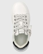 KARL LAGERFELD KREEPER LO KARL NFT PENDANT WOMAN SNEAKERS WHITE LTHR - Image 4