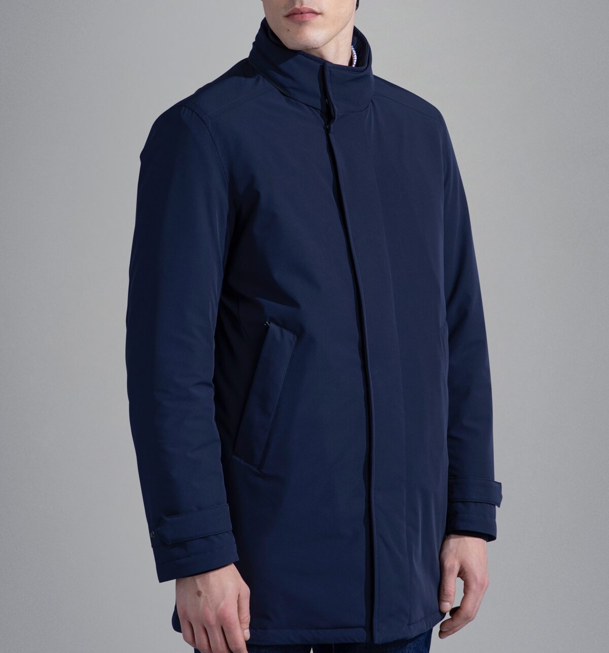 PAUL&SHARK RE 4X4 STRETCH SAVE THE SEA CARCOAT BLUE - Image 2