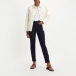 LEVI’S® 724 JEANS WOMAN HIGH RISE STRAIGHT BLUE WAVE RINSE - Image 4