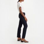 LEVI’S® 724 JEANS WOMAN HIGH RISE STRAIGHT BLUE WAVE RINSE - Image 2