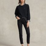 POLO RALPH LAUREN WOMAN LONG SLEEVE SWEATSHIRT BLACK - Image 4