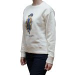 POLO RALPH LAUREN WOMAN BEAR COTTON-BLEND SWEATSHIRT WHITE - Image 2