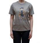 POLO RALPH LAUREN WOMAN POLO BEAR JERSEY T-SHIRT GREY