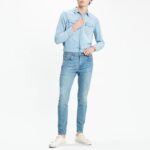 LEVI’S® MEN 512™ SLIM TAPER JEANS PELICAN RUST BLUE