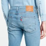 LEVI’S® MEN 512™ SLIM TAPER JEANS PELICAN RUST BLUE - Image 4