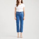 LEVI’S® 501 JEANS WOMAN HIGH RISE CROP JAZZ POP BLUE