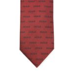 HUGO MEN TIE 6CM DARK RED - Image 2