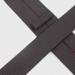 HUGO MEN TIE 6CM BLACK - Image 2