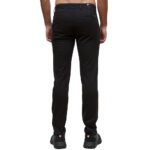 BOSS MEN CHINO SLIM FIT IN STRETCH COTTON TWILL TROUSERS BLACK - Image 3