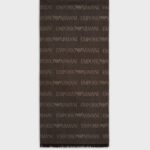 EMPORIO ARMANI SCIARPA 43X185 WV PC SCARF BROWN