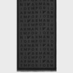 EMPORIO ARMANI STOLA VI PL 177X52 SCARF BLACK