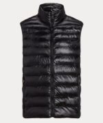POLO RALPH LAUREN MEN TERRA VEST PACKABLE BOMBER JACKET GLOSSY POLO BLACK - Image 6