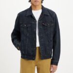 LEVI'S® THE TRUCKER JACKET BLUE BLACK TRUCKER