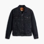 LEVI'S® THE TRUCKER JACKET BLUE BLACK TRUCKER - Image 4