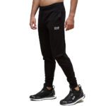 EMPORIO ARMANI MAN EA7 CORE IDENTITY COTTON TRACKSUIT WITH LOGO BLACK - Image 5