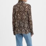 LEVI’S® WOMEN'S MAEVE BLOUSE TIGER IKAT ALMOND MILK MULTI COLOUR - Image 2