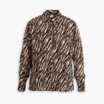 LEVI’S® WOMEN'S MAEVE BLOUSE TIGER IKAT ALMOND MILK MULTI COLOUR - Image 4
